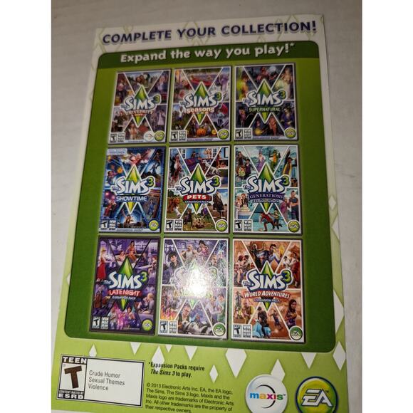 Sims Starter Pack & The Sims 3 Pets Expansion Pack Like New Complete Windows PC - Picture 6 of 15